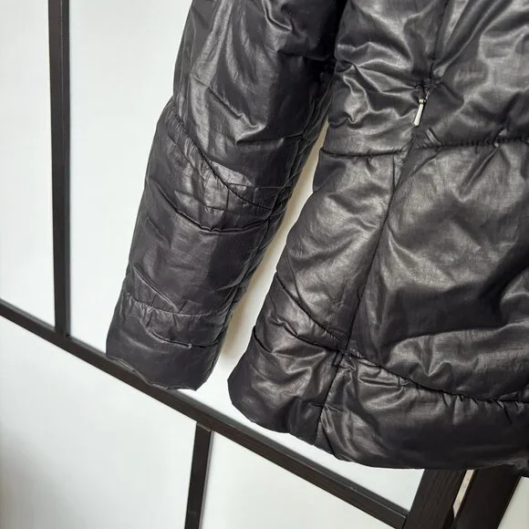 Patagonia Women Lidia Insulated Puffer Quilted Jacket Hooded Black Small Outdoor - Picture 16 of 16